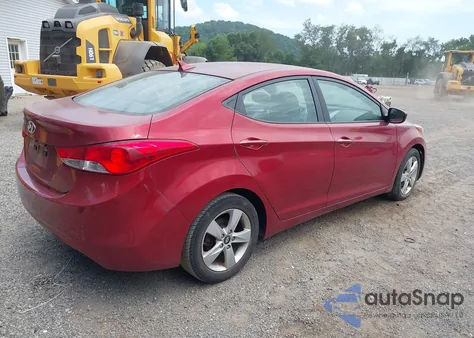 2013 Hyundai Elantra Gls из США, поврежденный, VIN 5NPDH4AE1DH390708